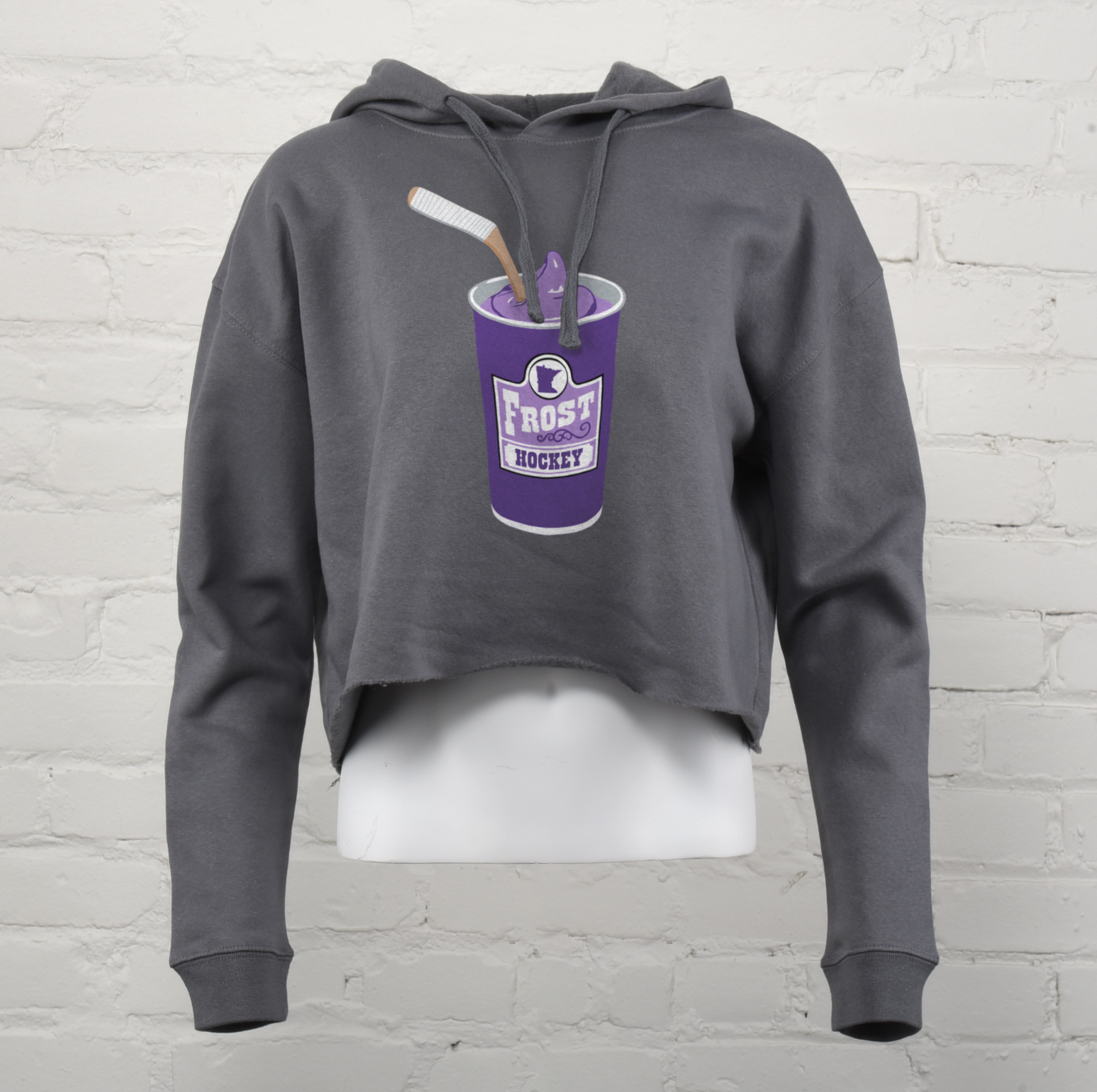 Minnesota Frosty Cup Crop Hoodie