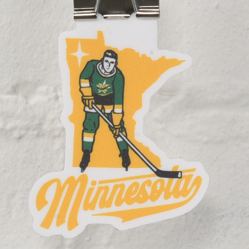 Minnesota Hockey Guy Sticker