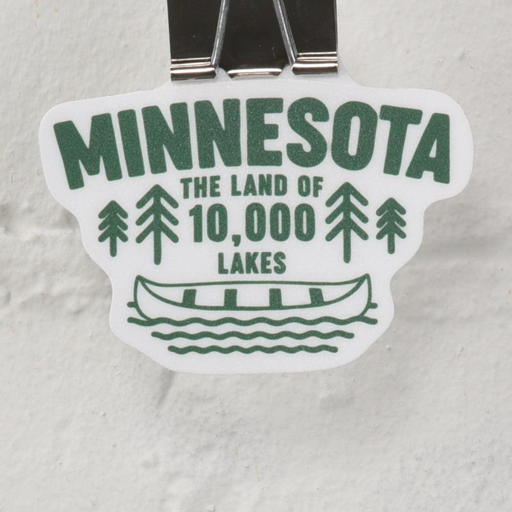 Minnesota 10K Lakes Canoe Sticker