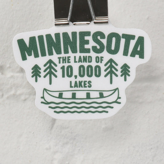 Minnesota 10K Lakes Canoe Sticker