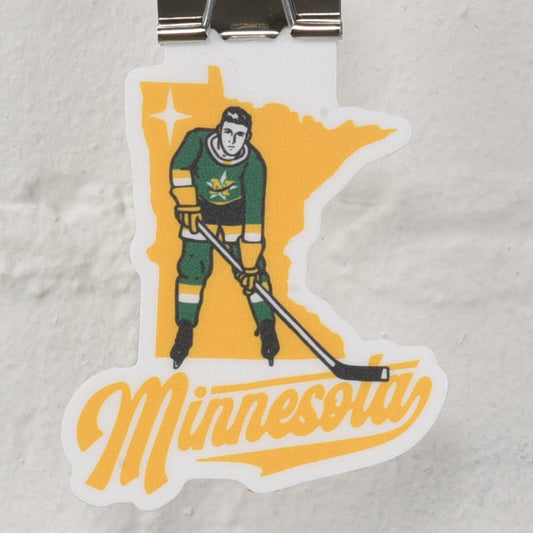 Minnesota Hockey Guy Sticker