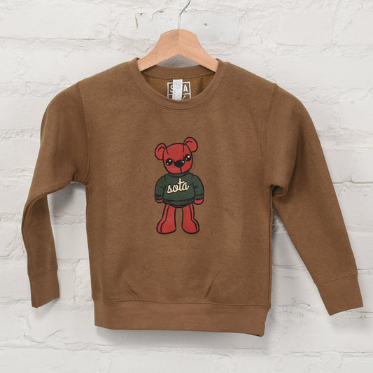 Christopher Straub Teddy Bear Crewneck Kids