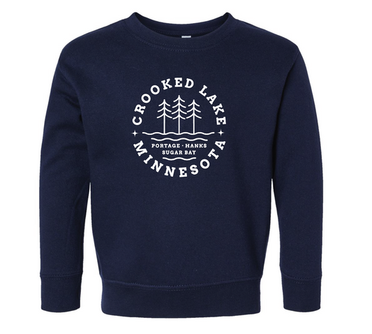 Crooked Lake Kids Crewneck