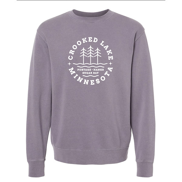 Crooked Lake Unisex Crewneck