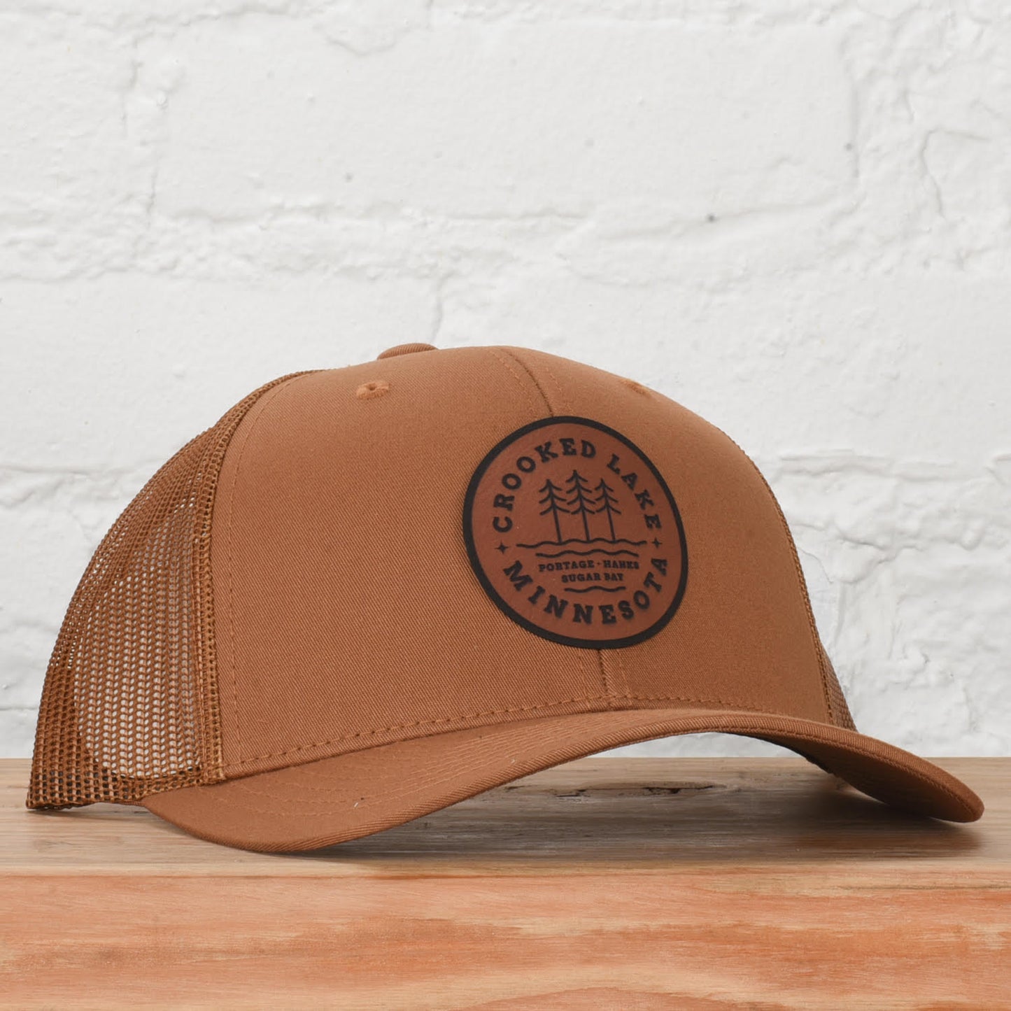 Crooked Lake Snapback - Caramel
