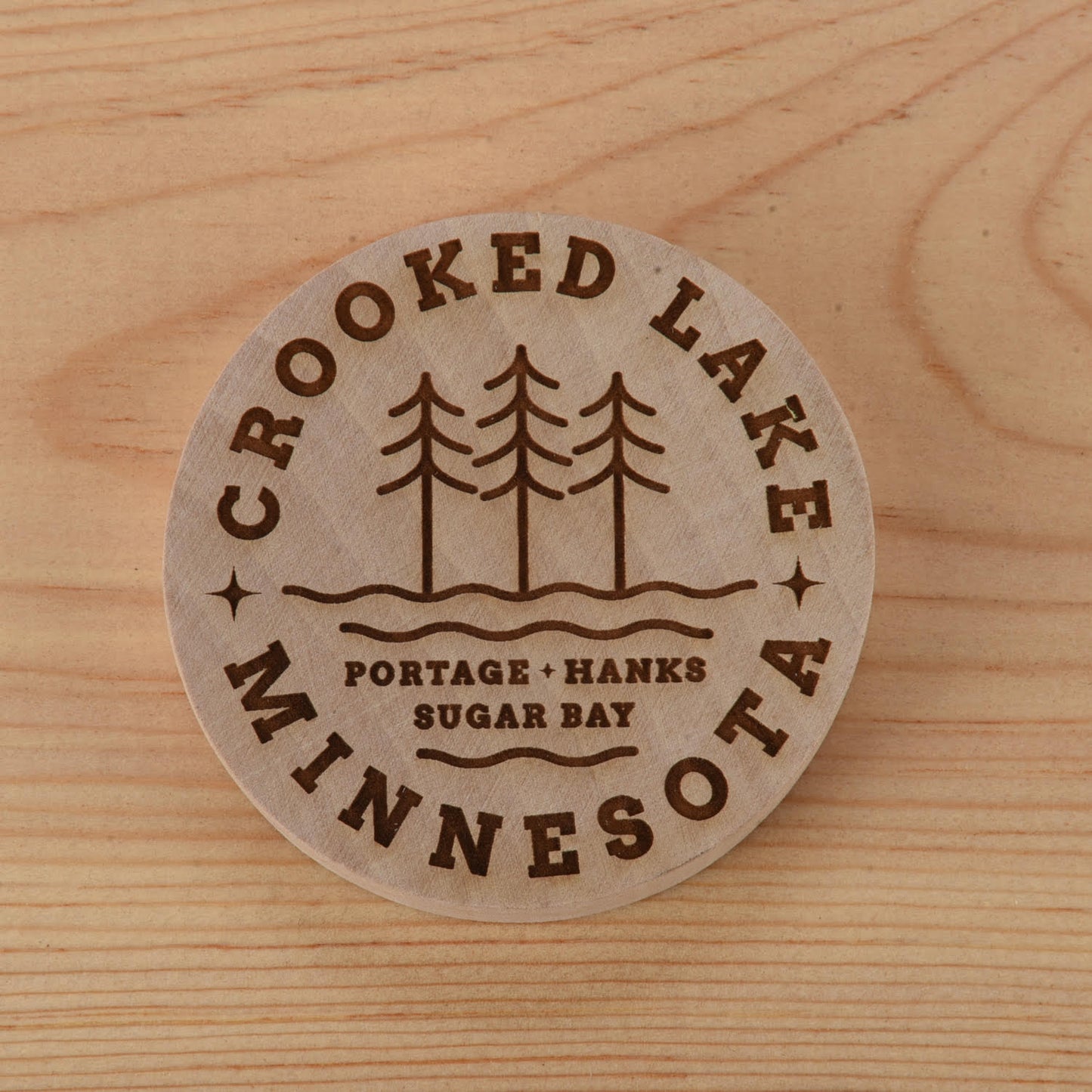 Crooked Lake Magnetic puck bottle opener